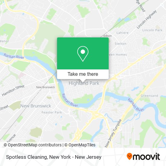 Spotless Cleaning map