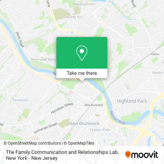 The Family Communication and Relationships Lab map