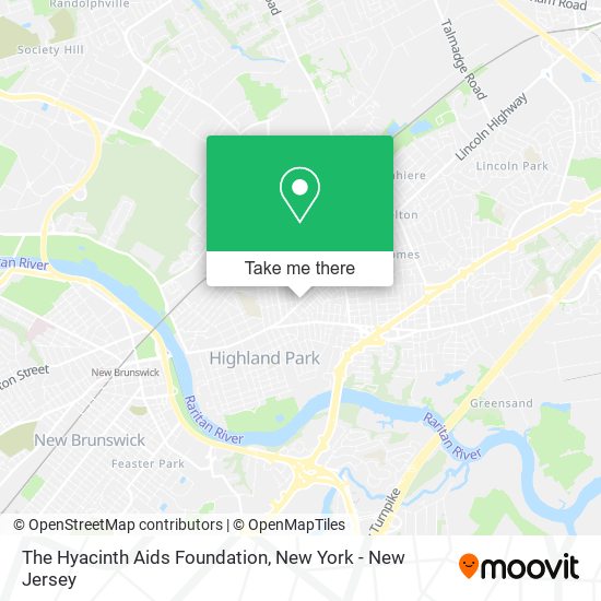 The Hyacinth Aids Foundation map