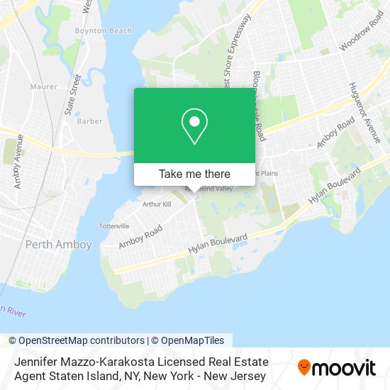 Mapa de Jennifer Mazzo-Karakosta Licensed Real Estate Agent Staten Island, NY