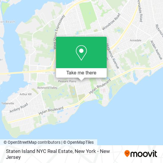 Staten Island NYC Real Estate map
