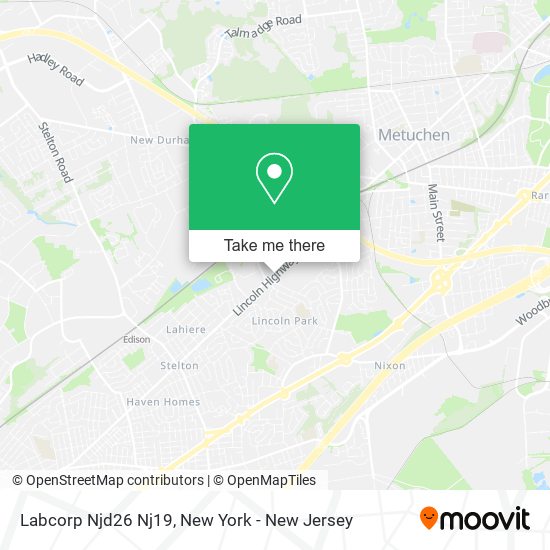 Labcorp Njd26 Nj19 map