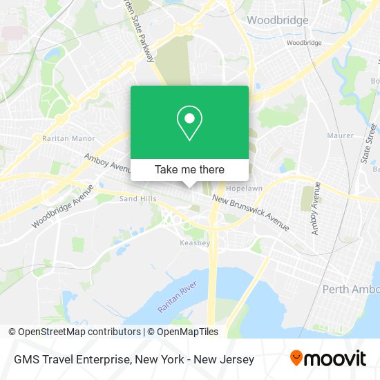 GMS Travel Enterprise map