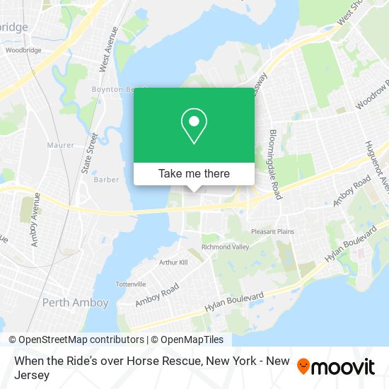 When the Ride's over Horse Rescue map