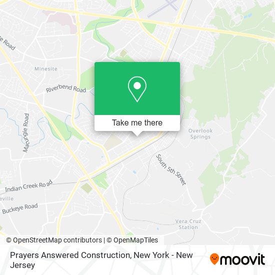 Prayers Answered Construction map