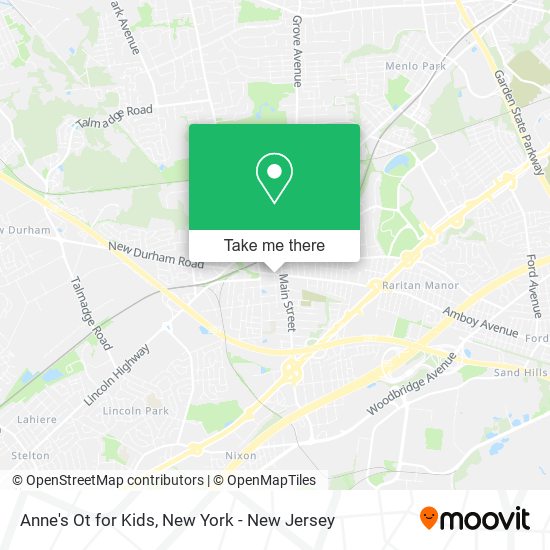 Anne's Ot for Kids map