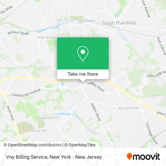 Vny Billing Service map