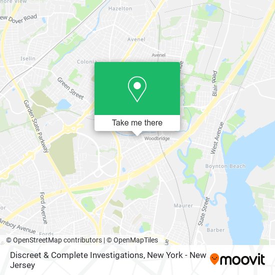 Discreet & Complete Investigations map