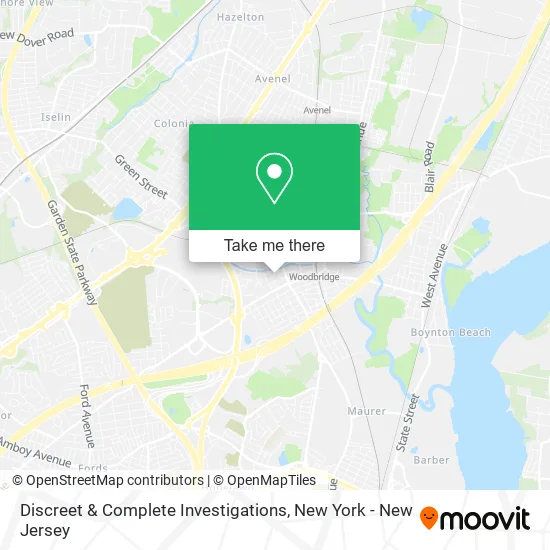 Discreet & Complete Investigations map