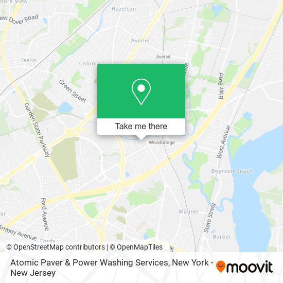 Atomic Paver & Power Washing Services map