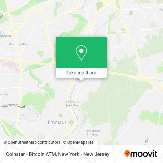 Mapa de Coinstar - Bitcoin ATM