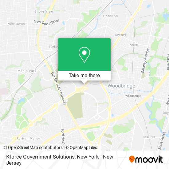 Kforce Government Solutions map