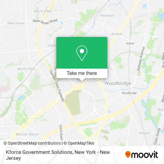 Kforce Government Solutions map