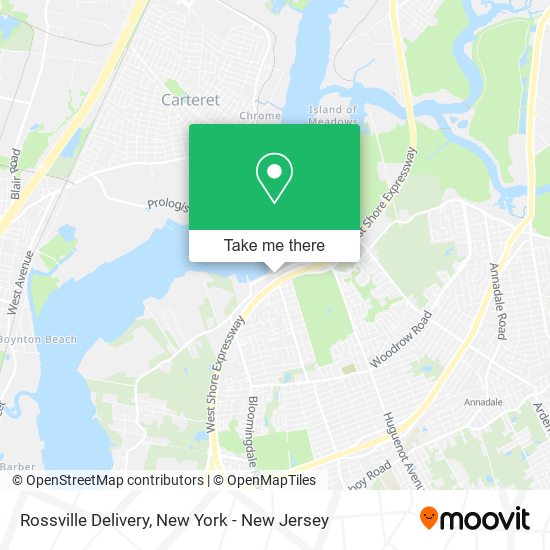 Rossville Delivery map