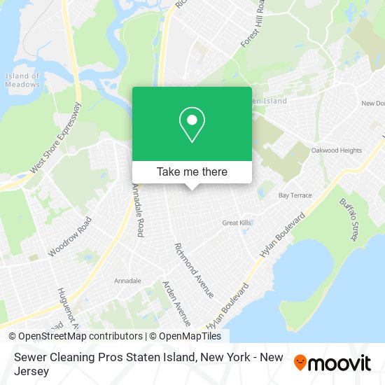 Mapa de Sewer Cleaning Pros Staten Island