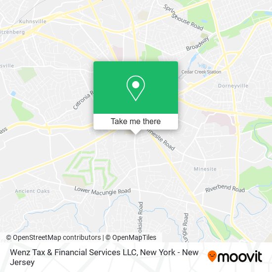 Wenz Tax & Financial Services LLC map