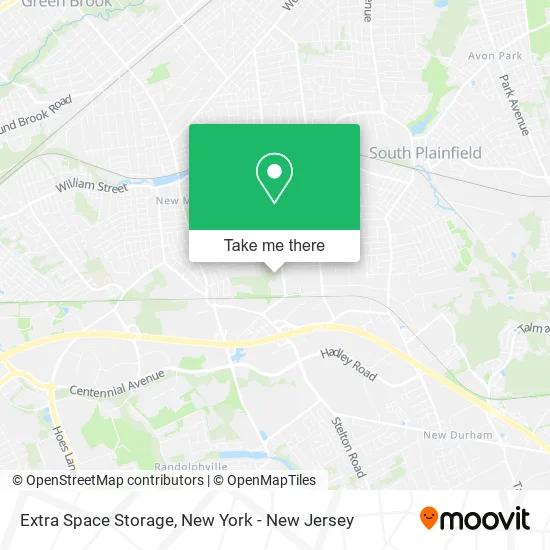 Extra Space Storage map