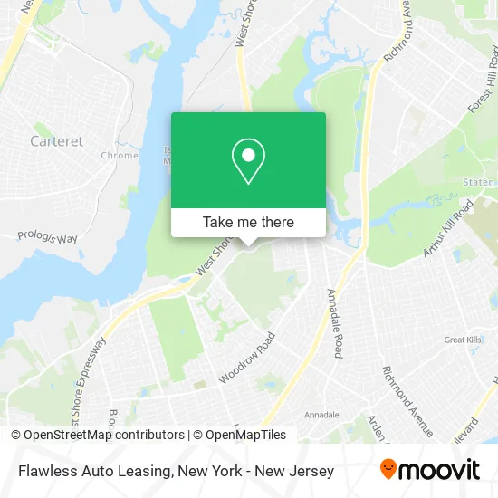 Flawless Auto Leasing map