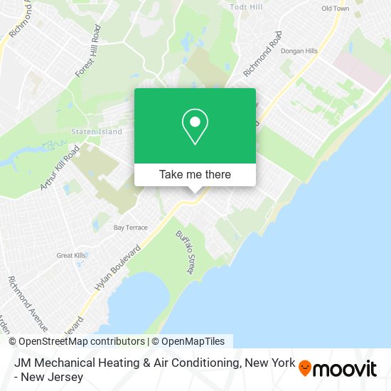 JM Mechanical Heating & Air Conditioning map