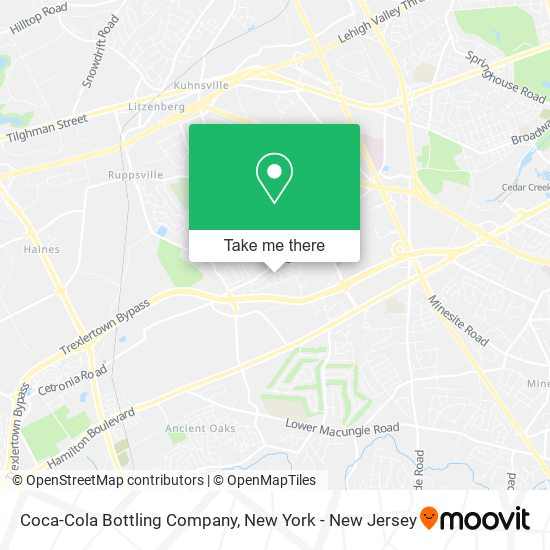 Mapa de Coca-Cola Bottling Company
