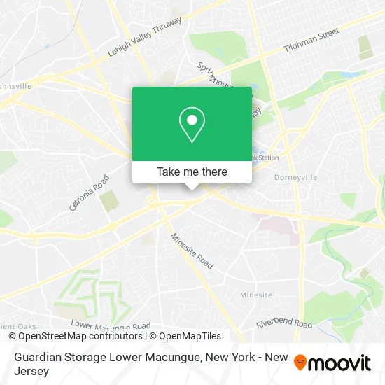 Guardian Storage Lower Macungue map