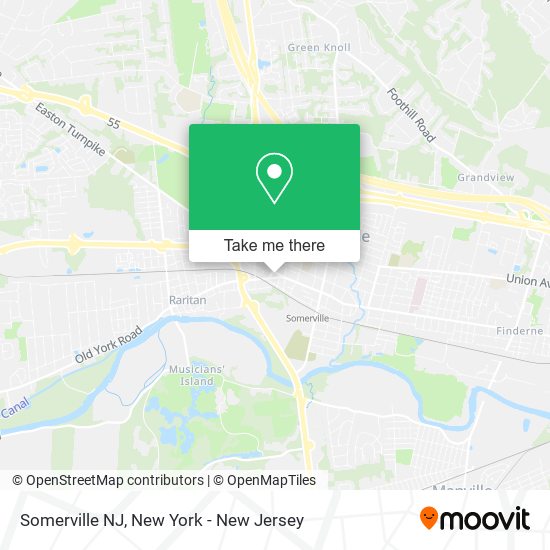 Somerville NJ map