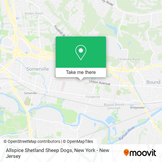 Allspice Shetland Sheep Dogs map