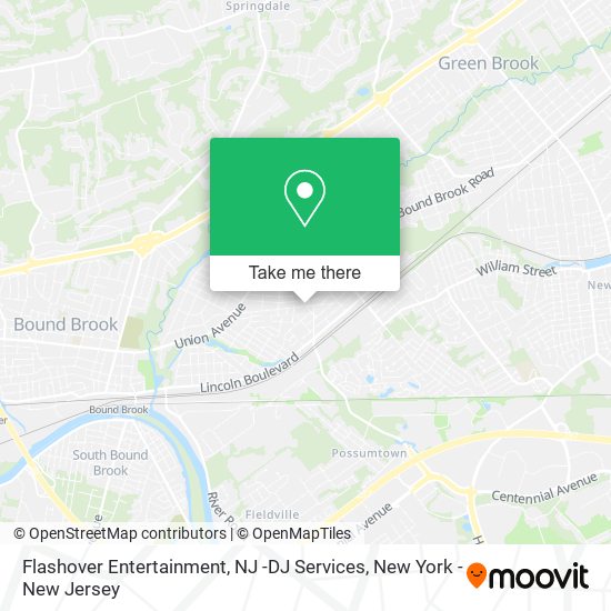 Flashover Entertainment, NJ -DJ Services map