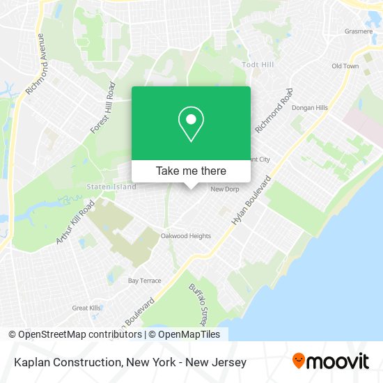 Kaplan Construction map
