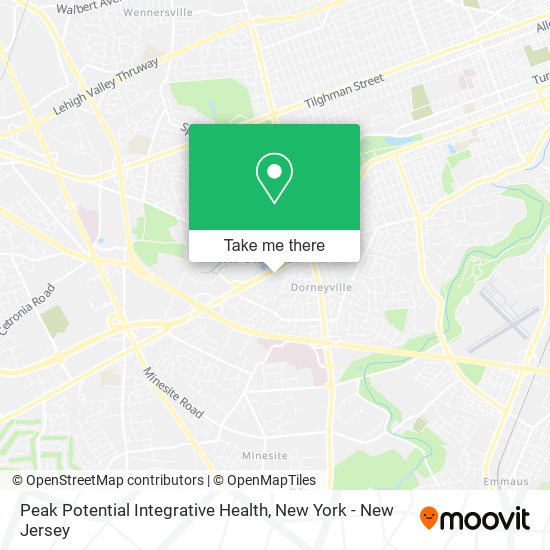 Mapa de Peak Potential Integrative Health