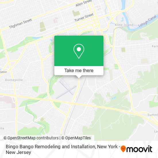 Bingo Bango Remodeling and Installation map