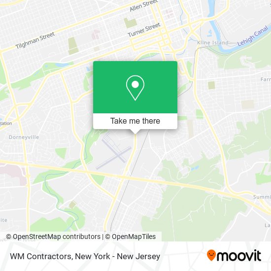 WM Contractors map