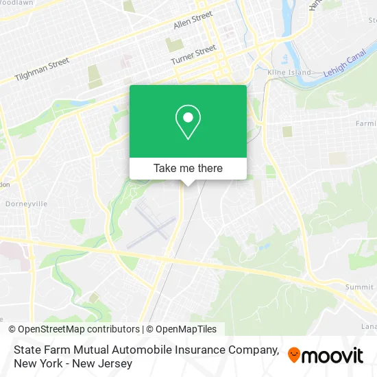 State Farm Mutual Automobile Insurance Company map
