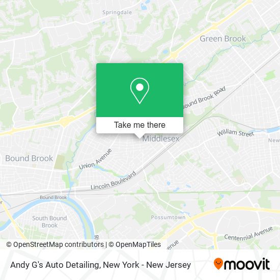 Andy G's Auto Detailing map