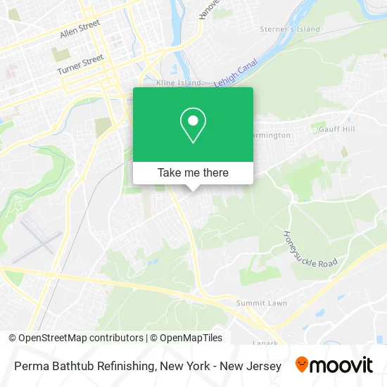 Perma Bathtub Refinishing map