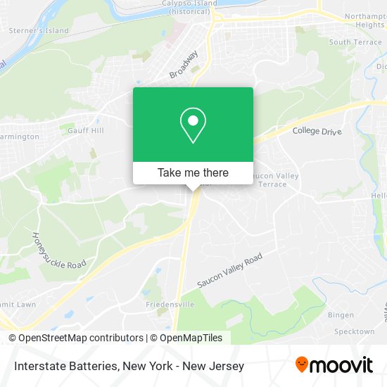 Interstate Batteries map