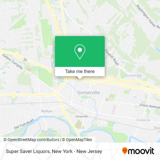 Super Saver Liquors map