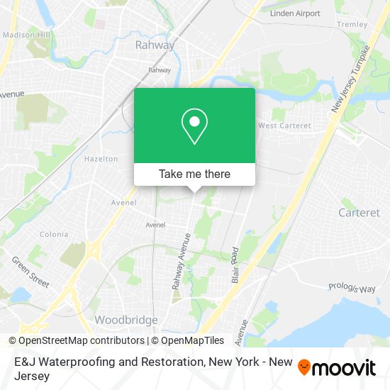 E&J Waterproofing and Restoration map