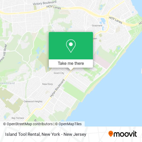 Island Tool Rental map