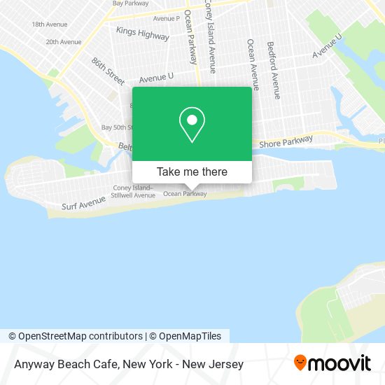 Mapa de Anyway Beach Cafe