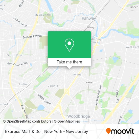 Express Mart & Deli map