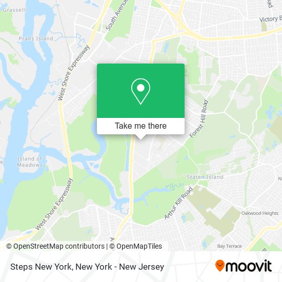 Mapa de Steps New York