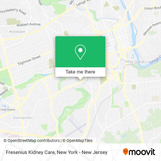 Fresenius Kidney Care map