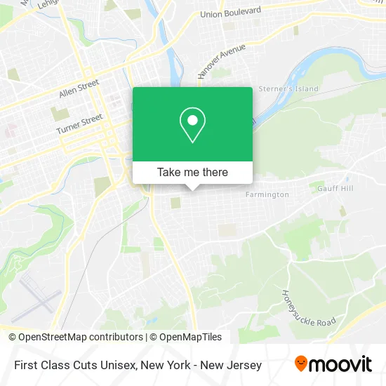 First Class Cuts Unisex map
