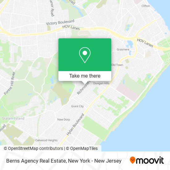 Berns Agency Real Estate map