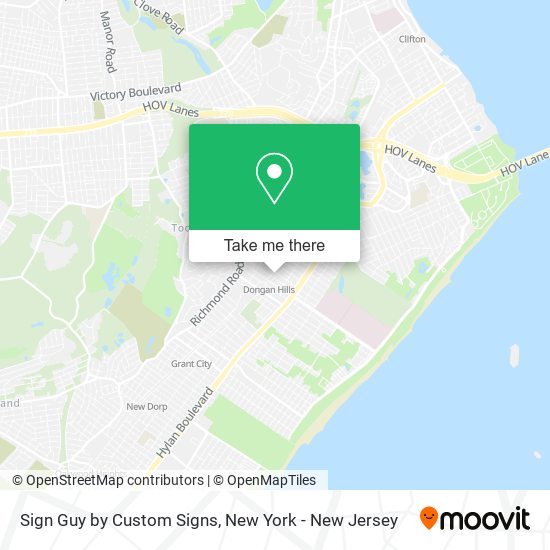 Sign Guy by Custom Signs map