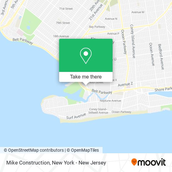 Mapa de Mike Construction