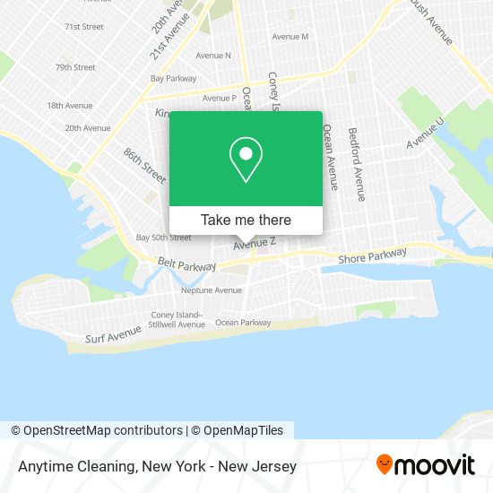 Mapa de Anytime Cleaning