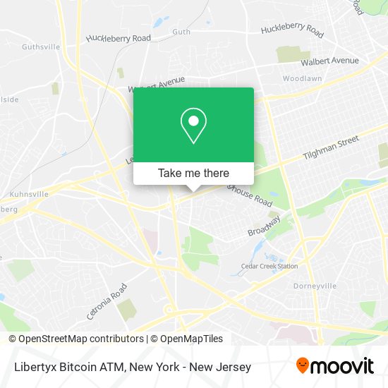 Libertyx Bitcoin ATM map