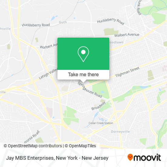 Mapa de Jay MBS Enterprises
